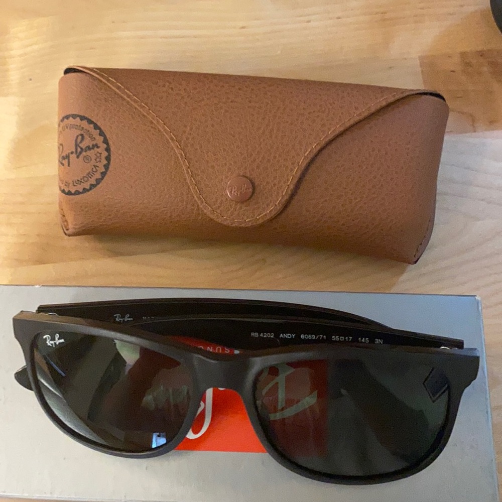 New pair of ray-ban wayfarer matte black